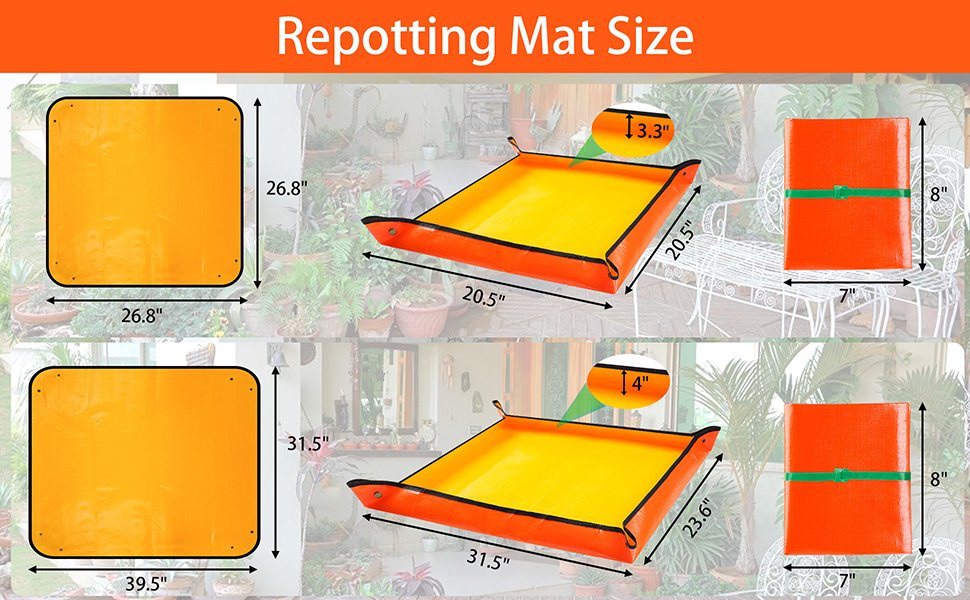 plant repotting mats gardening tray potting mat for house plants repotting mat