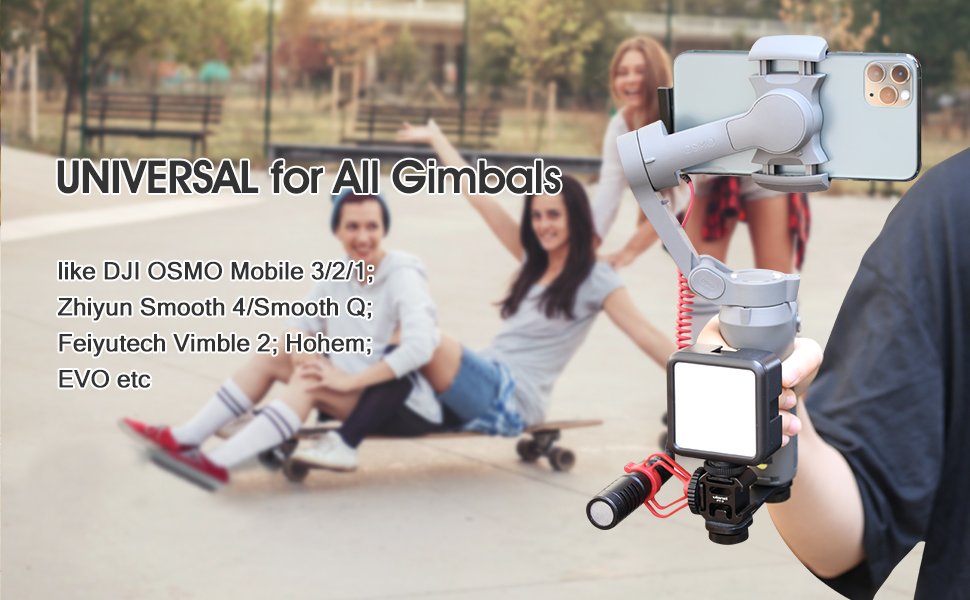 PT-3 gimbal microphone mount extension bracket