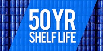 50 Year Shelf Life