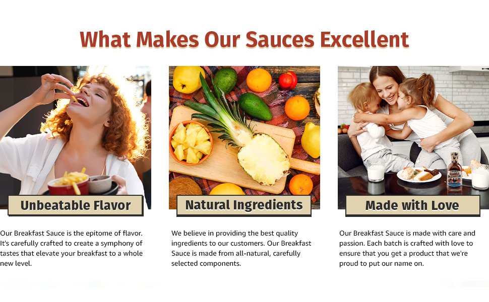 Excellent Sauces