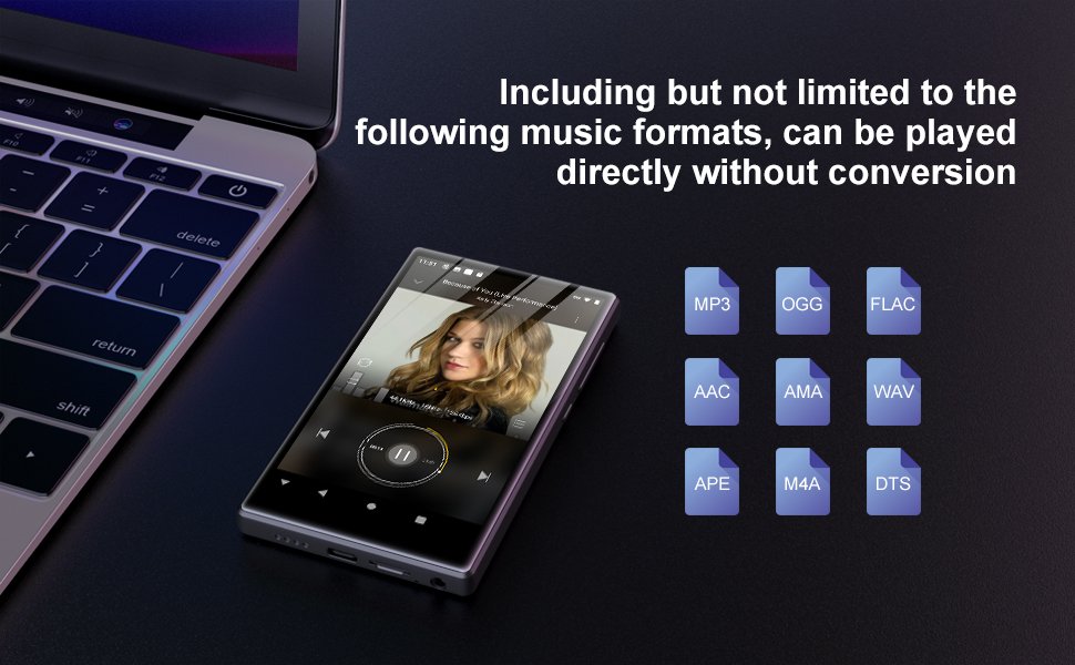 mp3 player with bluetooth and wifi apple music