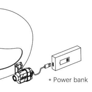 connect power supply portable interface hard wire direct source