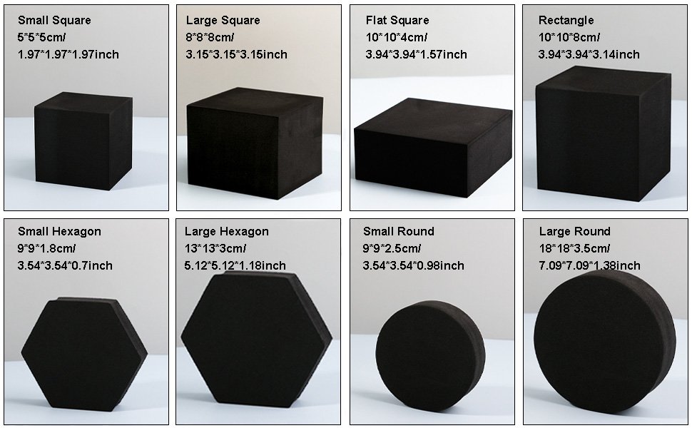 Geometric Cube Photo Props