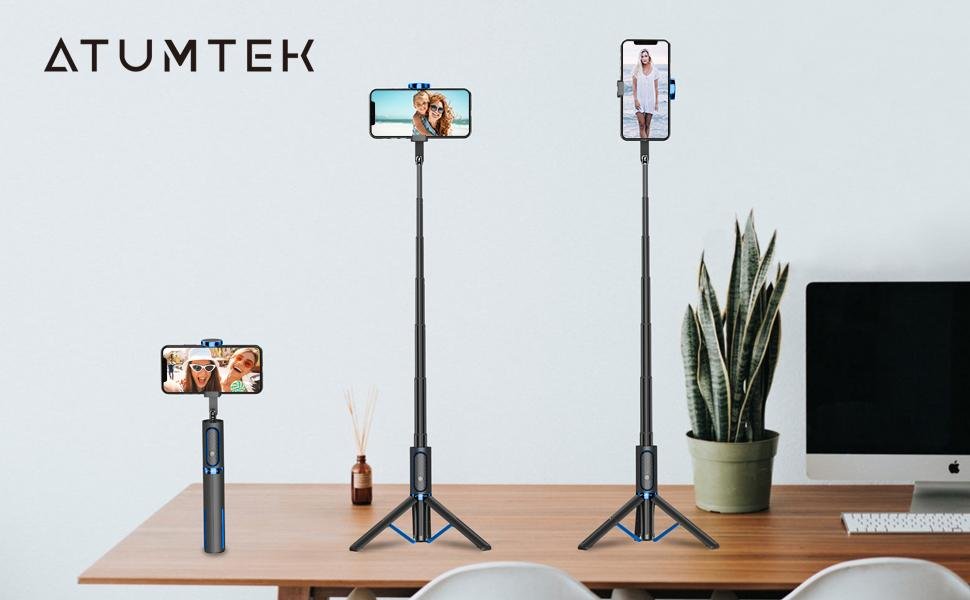 bluetooth selfie stick tripod