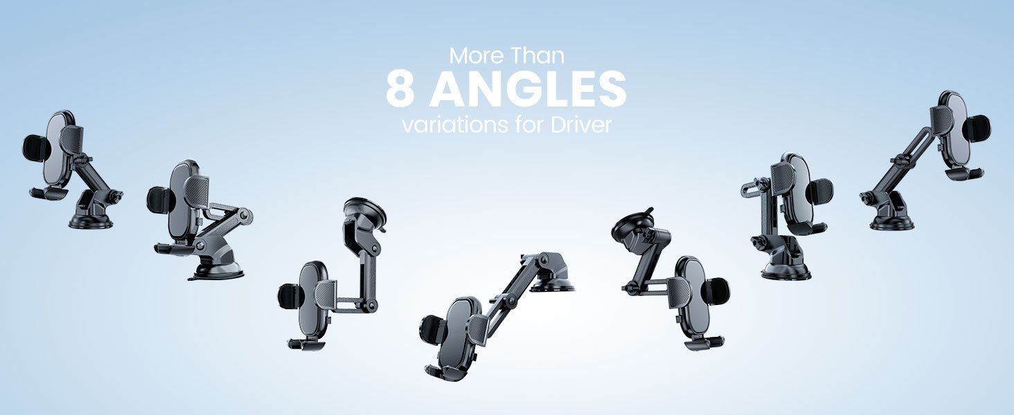 More than 8 angles variations for driver