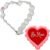 Scalloped Valentine Heart Cookie Cutter, 4″ Made