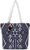 ALII AND ALIIZEY Women’s Tote Bag (Blue & Cream)