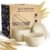 GREENDISH Wheat Straw Bowls Set, 4 Large